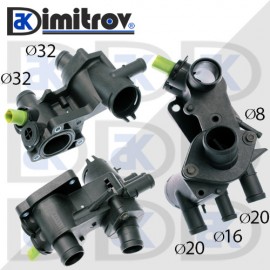 Фланец охладителна течност Seat Arosa Cordoba Ibiza Volkswagen Lupo Polo Фланец охладителна течност Seat Arosa Cordoba Ibiza Volkswagen Lupo Polo